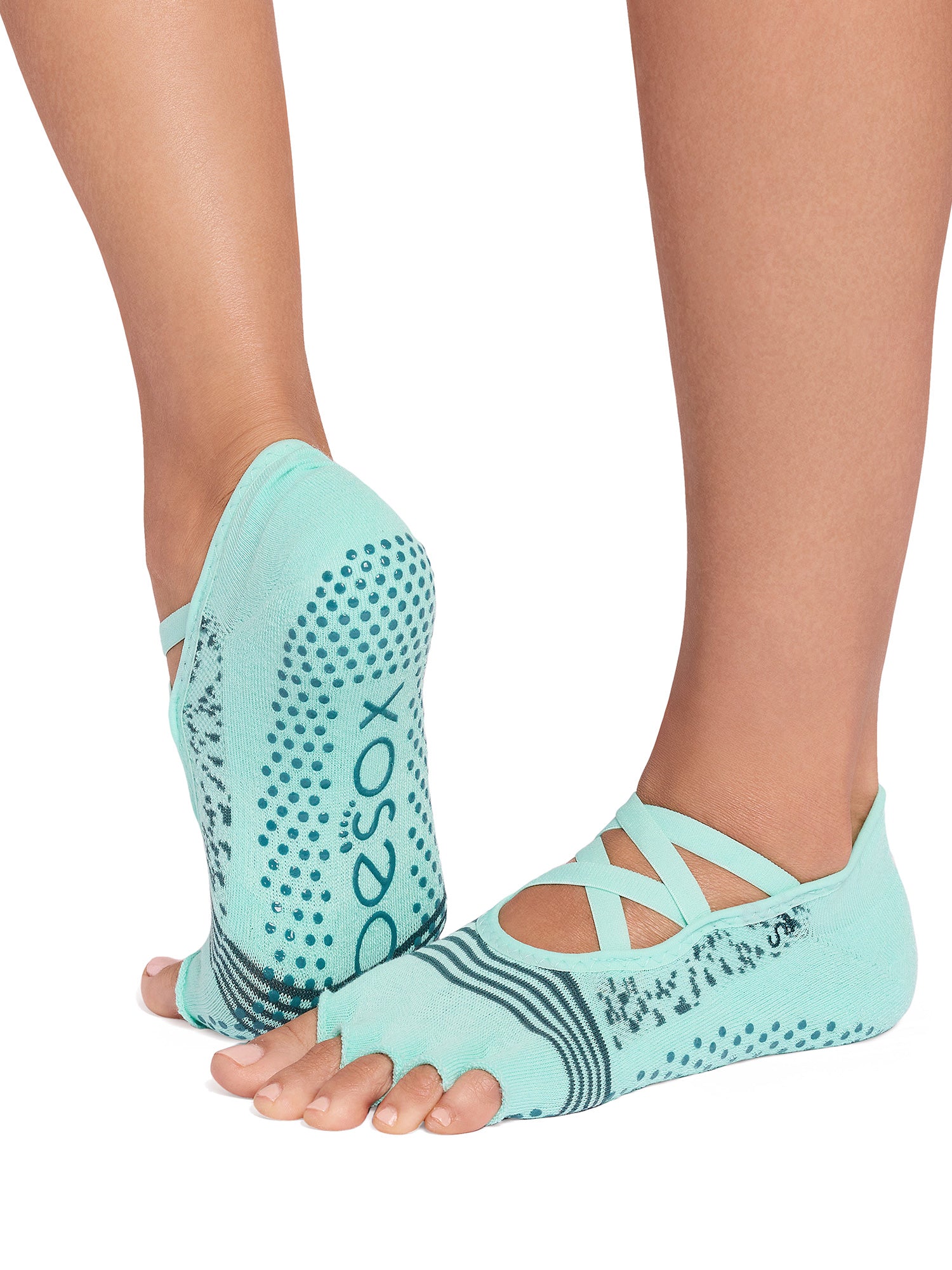 [ToeSox] Elle Tec (Half-Toe) Tech Grip Socks / Yoga Pilates Anti-Slip Socks 25SS_D2