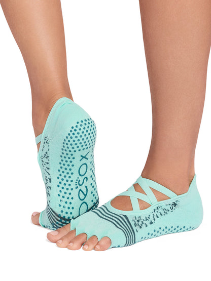 [ToeSox] Elle Tec (Half-Toe) Tech Grip Socks / Yoga Pilates Anti-Slip Socks 25SS_D2
