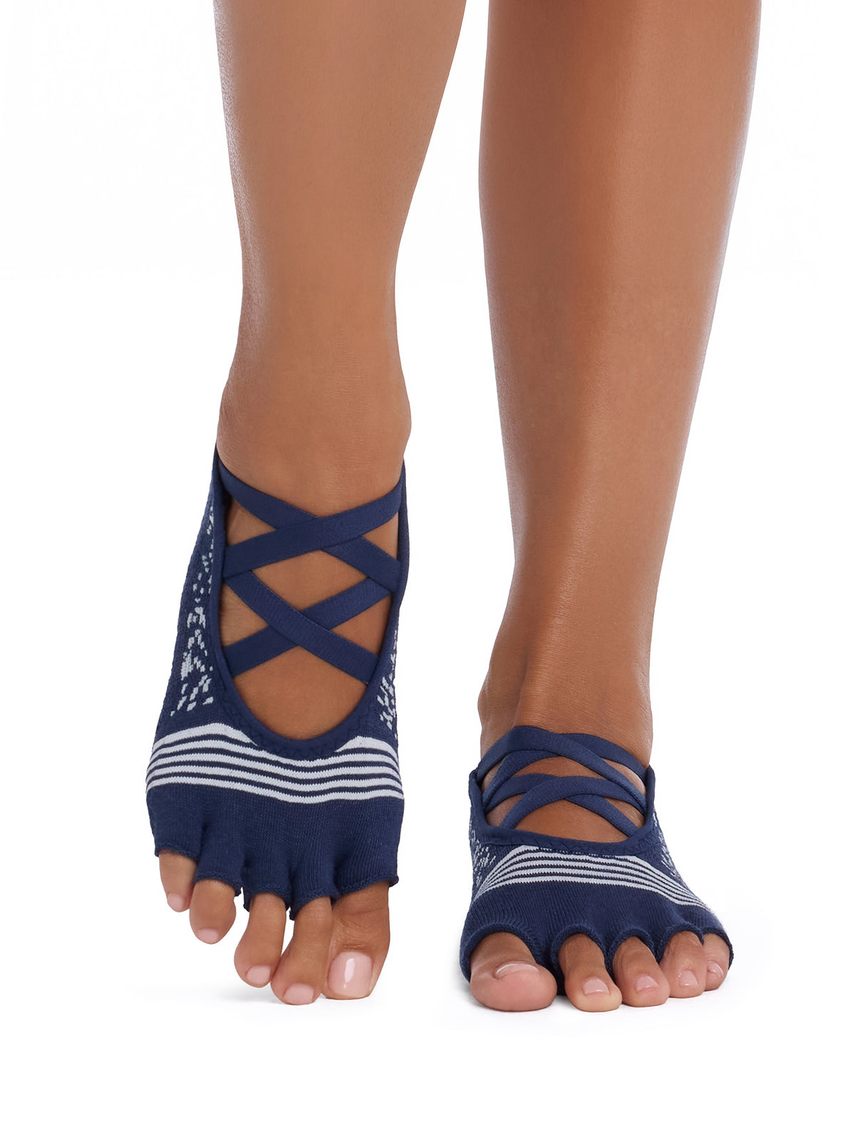 [ToeSox] Elle Tec エル テック（Half-Toe／つま先なし） テック グリップ ソックス／ ヨガ ピラティス 滑り止め付 靴下 26FW_D2