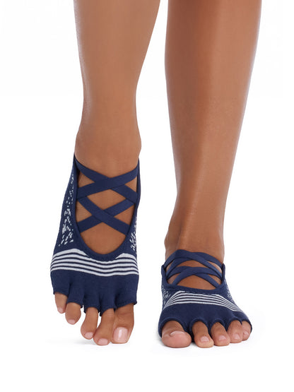 [ToeSox] Elle Tec エル テック（Half-Toe／つま先なし） テック グリップ ソックス／ ヨガ ピラティス 滑り止め付 靴下 26FW_D2