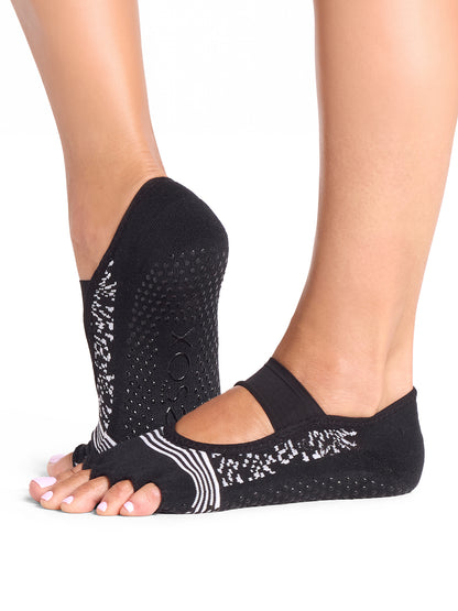 [ToeSox] Mia Tec ミア テック（Half-Toe／つま先なし） テック グリップ ソックス／ ヨガ ピラティス 滑り止め付 靴下 26FW_D2