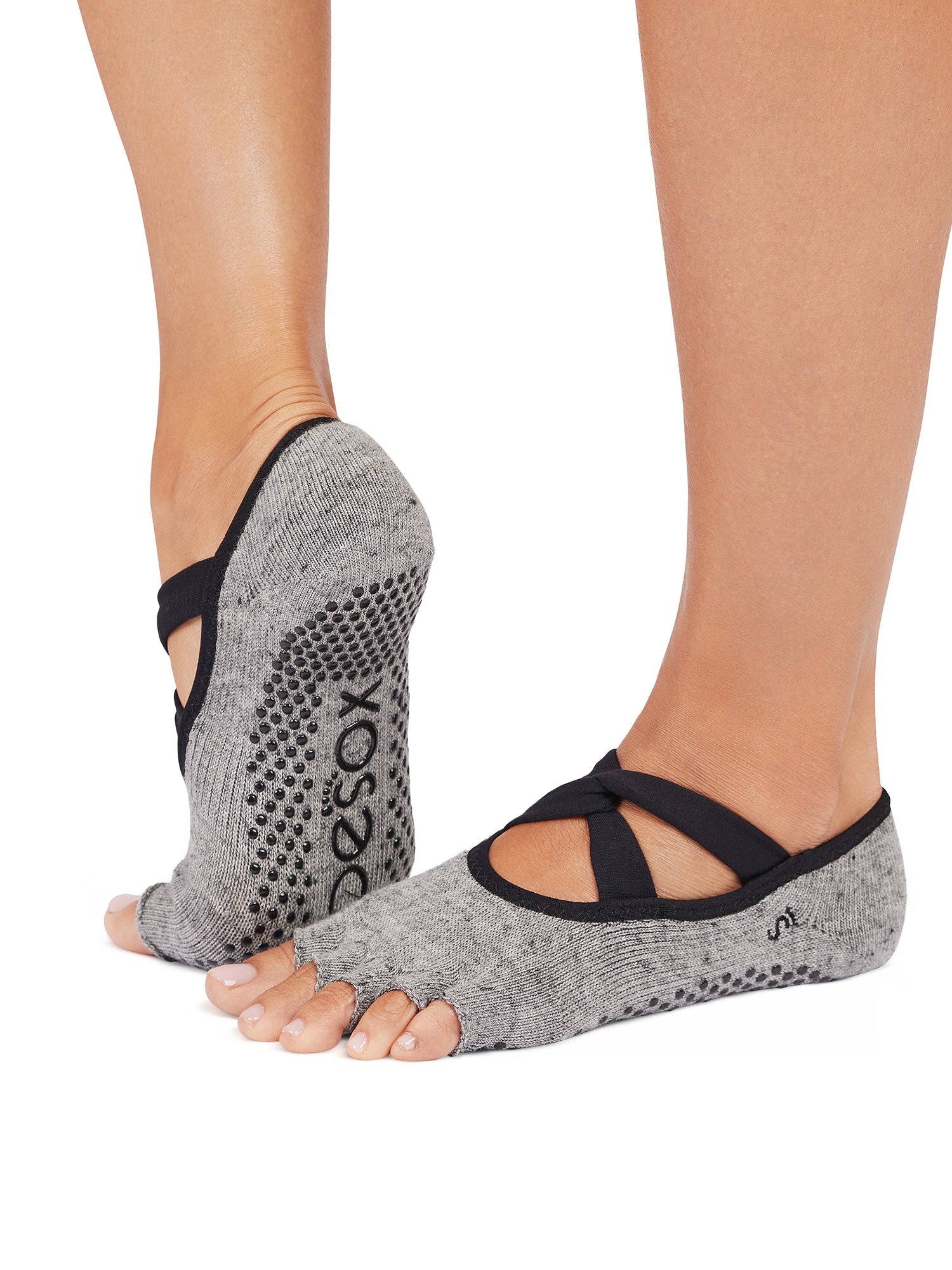 [ToeSox] Ivy アイビー（Half-Toe／つま先なし）グリップ ソックス ／ ヨガ ピラティス 滑り止め付 靴下 25FW_D2