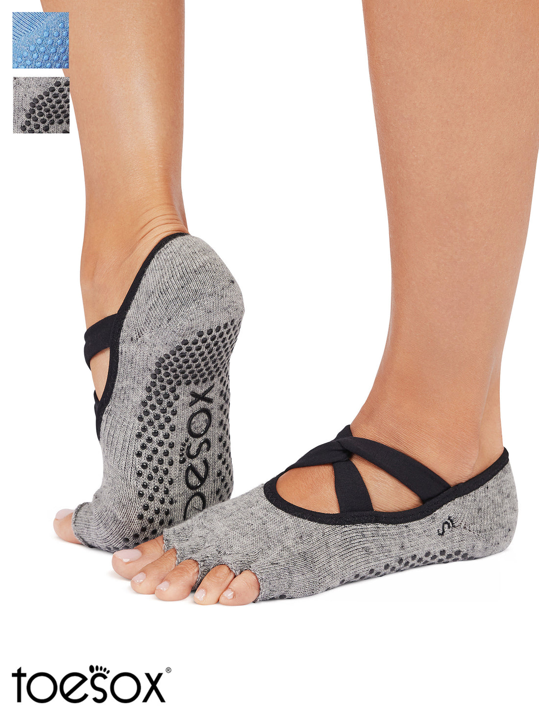 [ToeSox] Ivy (Half-Toe) Grip Socks / Yoga Pilates Anti-Slip Socks 25SS_D1 2501