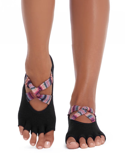 [ToeSox] Ivy Ultra Fine Knit アイビー ウルトラファインニット（Half-Toe／つま先なし） グリップ ソックス ／ ヨガ ピラティス 滑り止め付 靴下 26FW_D2