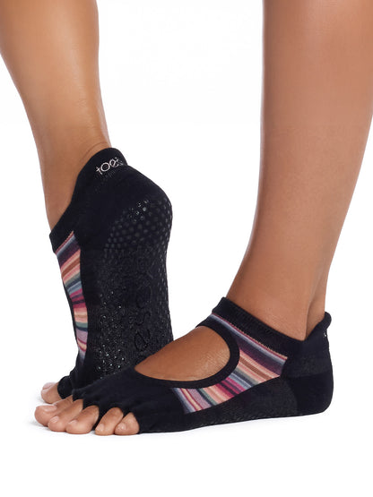 [ToeSox] Bellarina Ultra Fine Knit ベラリナ ウルトラファインニット（Half-Toe／つま先なし） グリップ ソックス ／ ヨガ ピラティス 滑り止め付 靴下 26FW_D2