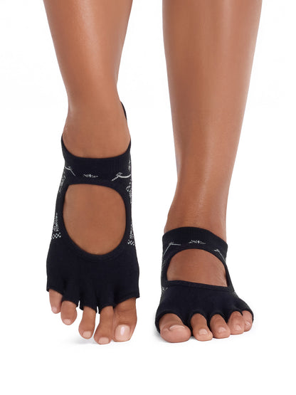 [ToeSox] Bellarina Ultra Fine Knit ベラリナ ウルトラファインニット（Half-Toe／つま先なし） グリップ ソックス ／ ヨガ ピラティス 滑り止め付 靴下 26FW_D2