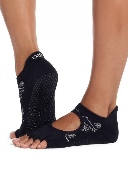 [ToeSox] Bellarina Ultra Fine Knit ベラリナ ウルトラファインニット（Half-Toe／つま先なし） グリップ ソックス ／ ヨガ ピラティス 滑り止め付 靴下 26FW_D2