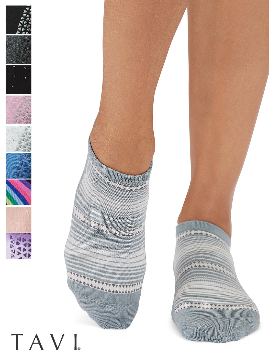 [TAVI] Savvy サヴィ グリップ ソックス ／ ヨガ ピラティス 滑り止め付 靴下 TOESOX 25FW_D1