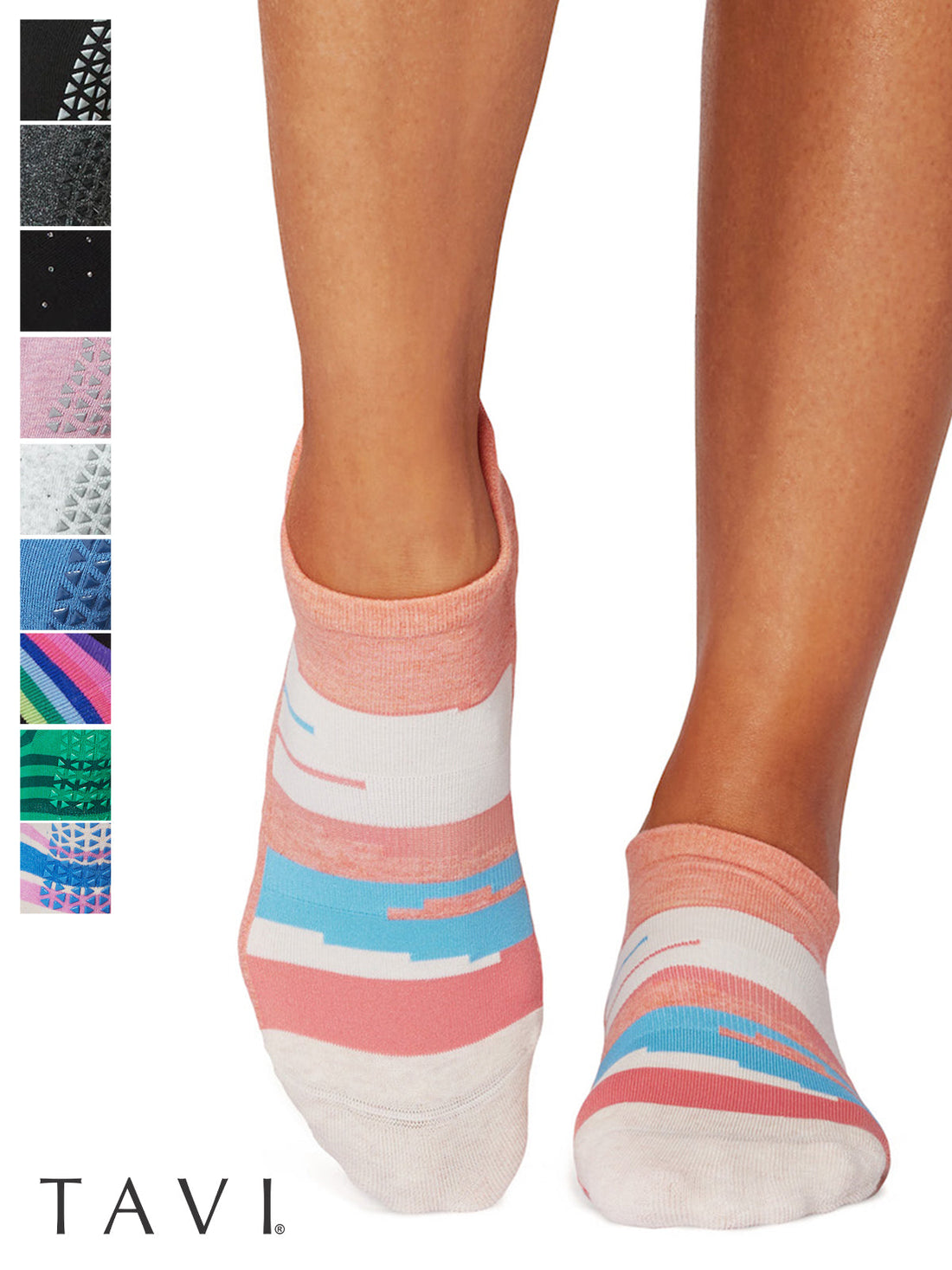 [TAVI by TOESOX] Savvy Grip Socks / Yoga Pilates Anti-Slip Socks 25SS_D2