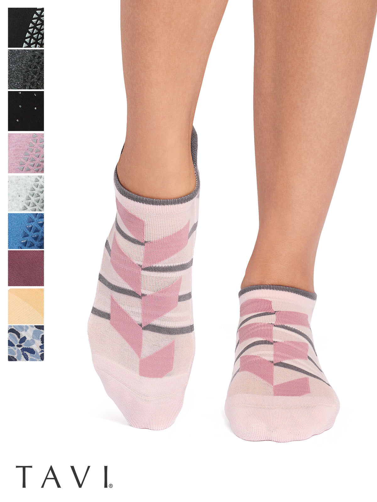 [TAVI by TOESOX] Savvy Grip Socks / Yoga Pilates Anti-Slip Socks 25SS_D2