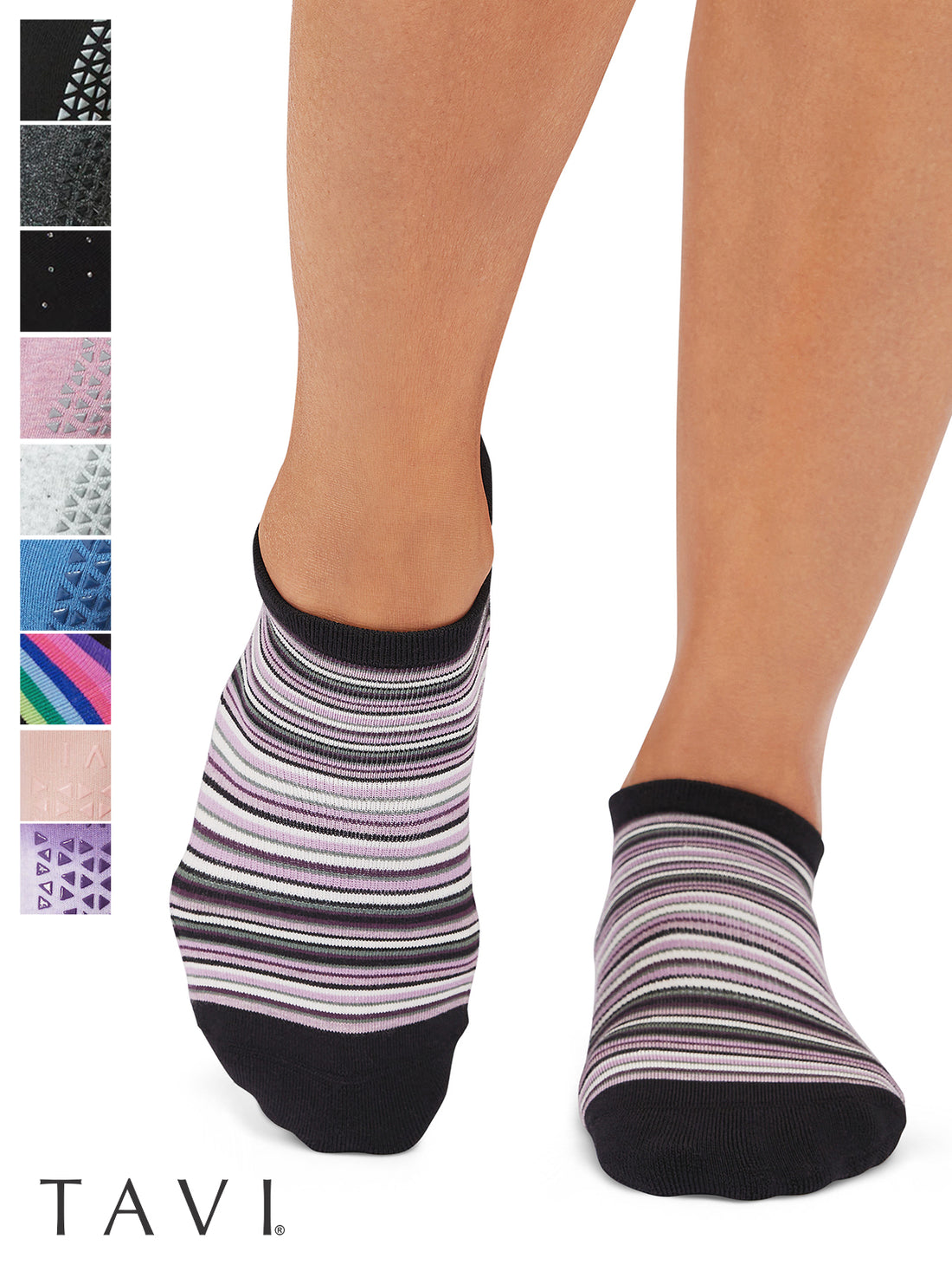 [TAVI] Savvy サヴィ グリップ ソックス ／ ヨガ ピラティス 滑り止め付 靴下 TOESOX 25FW_D3