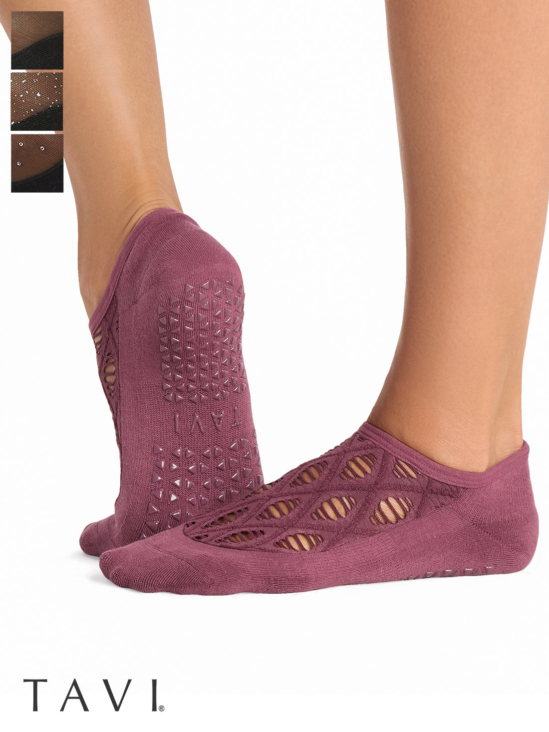 [TAVI] Maddie マディー グリップ ソックス ／ ヨガ ピラティス 滑り止め付 靴下 TOESOX 26FW_D2
