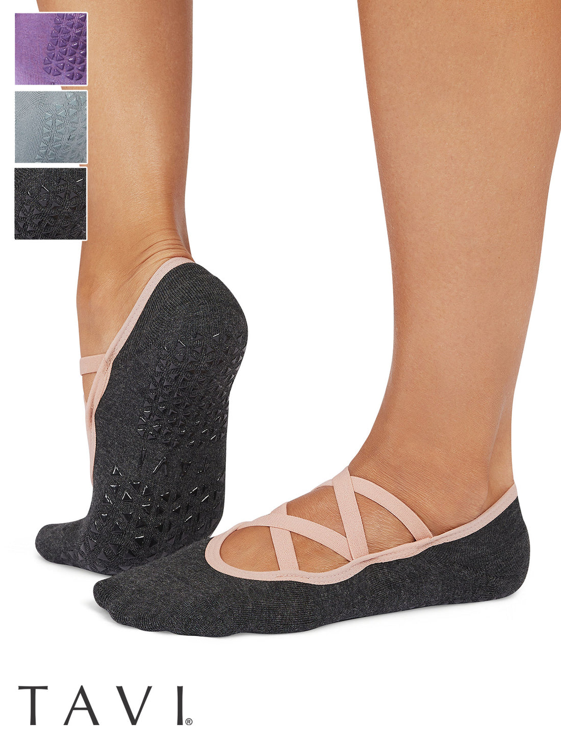 [TAVI] Luanna ルアンナ グリップ ソックス ／ ヨガ ピラティス 滑り止め付 靴下 25FW_D2 TOESOX