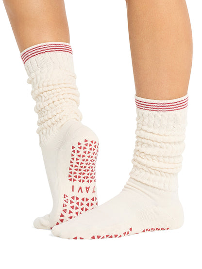 [TAVI] Stacy ステイシー グリップ ソックス ／ ヨガ ピラティス 滑り止め付 靴下 TOESOX 26SS_D2