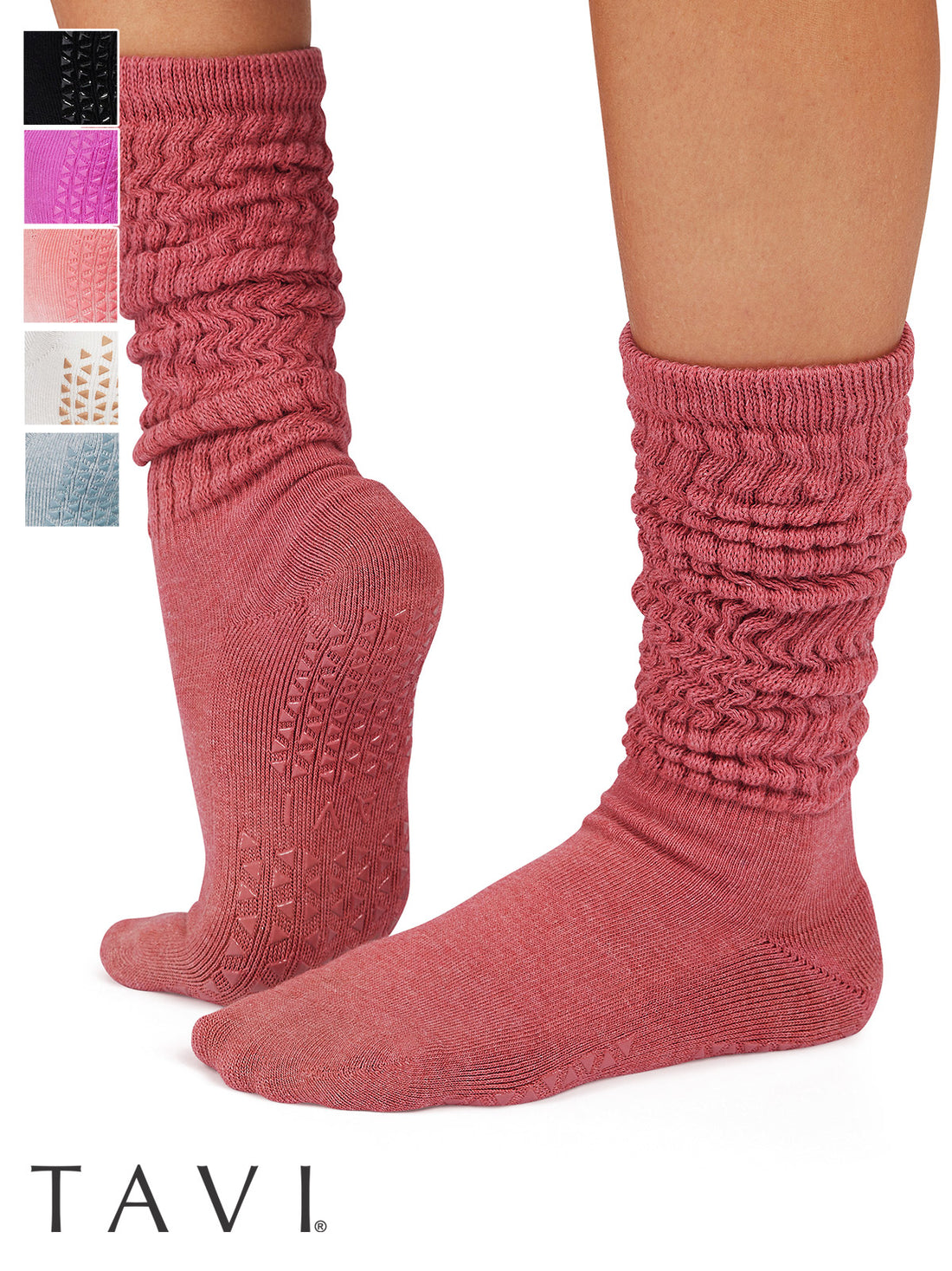 [TAVI] Stacy ステイシー グリップ ソックス ／ ヨガ ピラティス 滑り止め付 靴下 TOESOX 25FW_D2