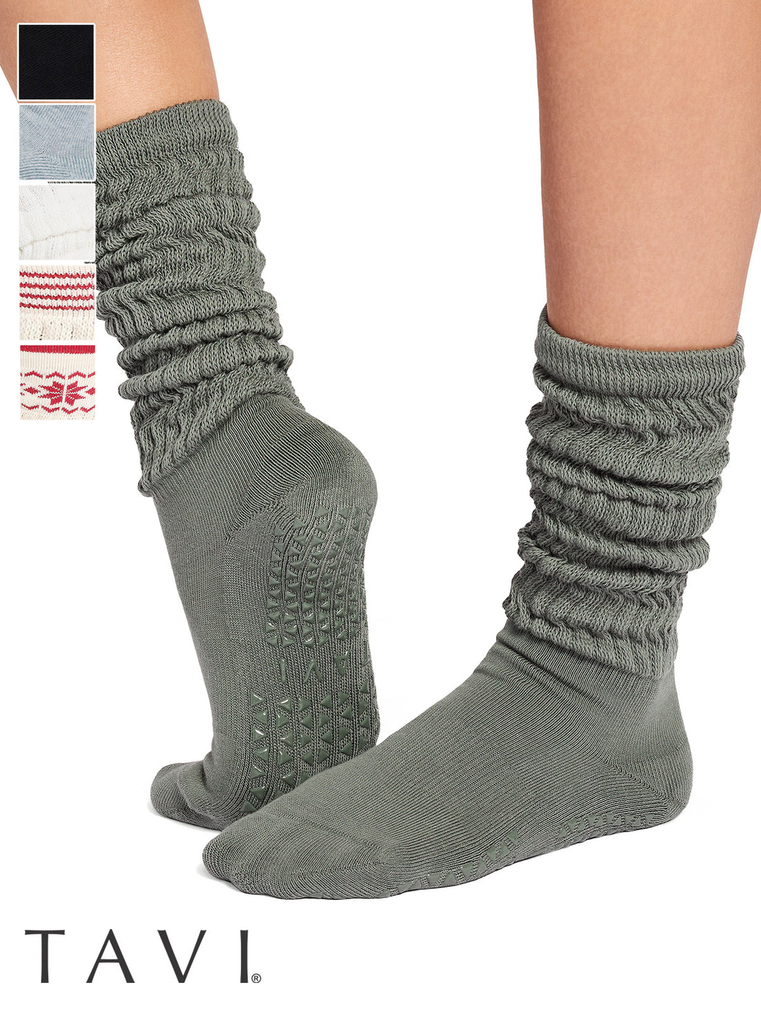 [TAVI] Stacy ステイシー グリップ ソックス ／ ヨガ ピラティス 滑り止め付 靴下 TOESOX 26SS_D1