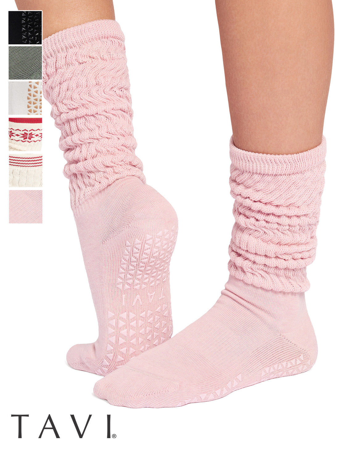 [TAVI] Stacy ステイシー グリップ ソックス ／ ヨガ ピラティス 滑り止め付 靴下 TOESOX 26SS_D2