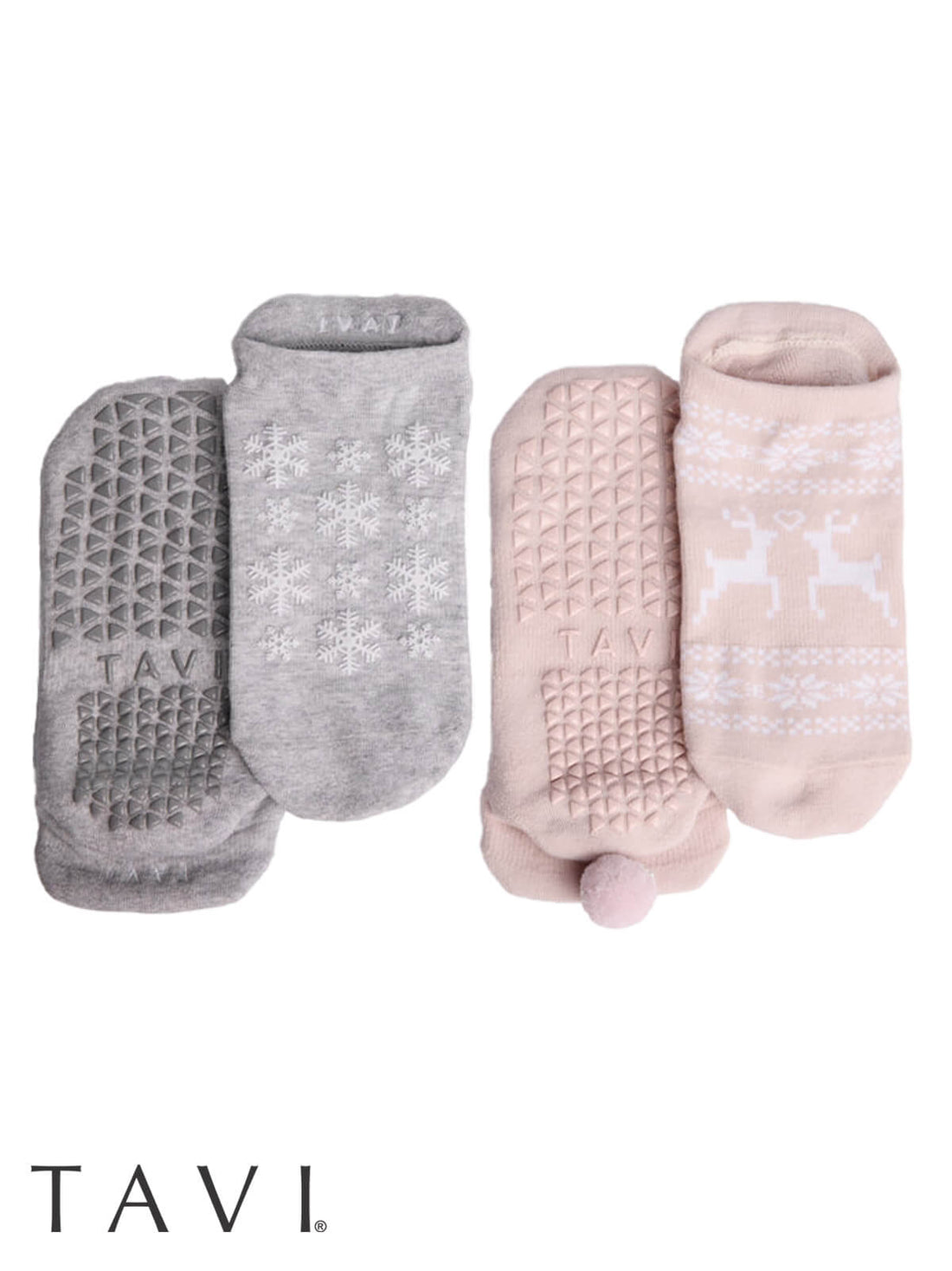 [SALE][TAVI by TOESOX] Savvy 2-Pack Grip Socks / Yoga Pilates Anti-Slip Socks [SOFF] 2501