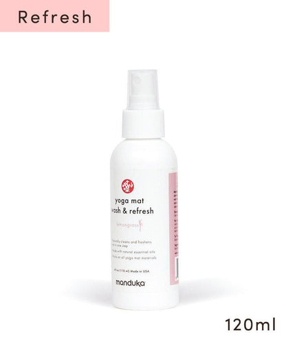 [SALE][9％OFF]マットウォッシュ スプレー リフレッシュ＆リストア 4oz (120ml) ヨガマットケア スプレー [A] 60_1 -Manduka マンドゥカ ヨガマット ヨガグッズ ヨガウェア ヨガ