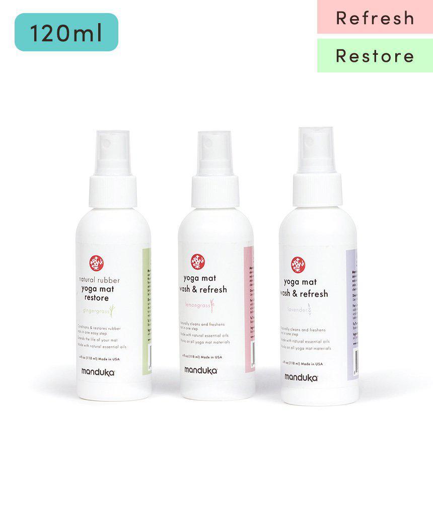 [SALE][9％OFF]マットウォッシュ スプレー リフレッシュ＆リストア 4oz (120ml) ヨガマットケア スプレー [A] 60_1 -Manduka マンドゥカ ヨガマット ヨガグッズ ヨガウェア ヨガ