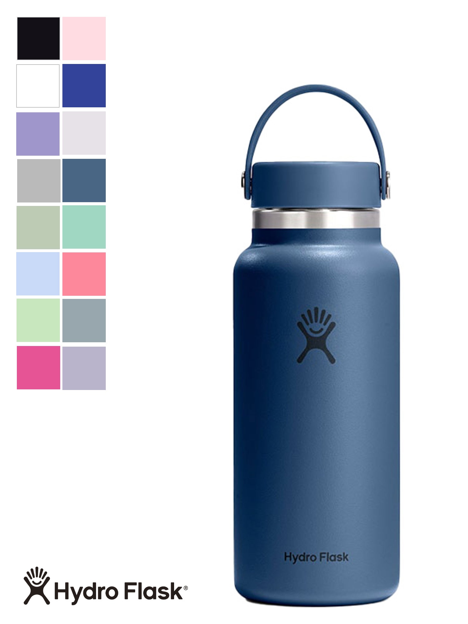[Hydro Flask] HYDRATION ワイドマウス【32oz】 (946ml) / 日本正規品 ハイドロフラスク タンブラー 断熱ボトル 8900180 - Puravida!プラヴィダ