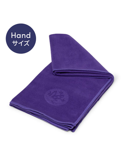 eQua ヨガマットタオル ハンドサイズ(S) / ヨガタオル ヨガラグ / 23FW -Manduka マンドゥカ ヨガマット ヨガグッズ ヨガウェア ヨガ 