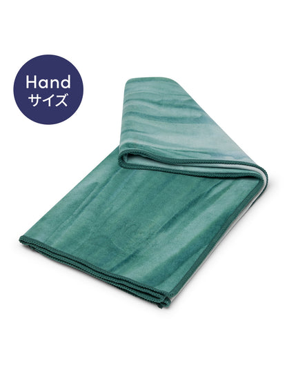 eQua ヨガマットタオル ハンドサイズ(S) / ヨガタオル ヨガラグ / 23FW -Manduka マンドゥカ ヨガマット ヨガグッズ ヨガウェア ヨガ 