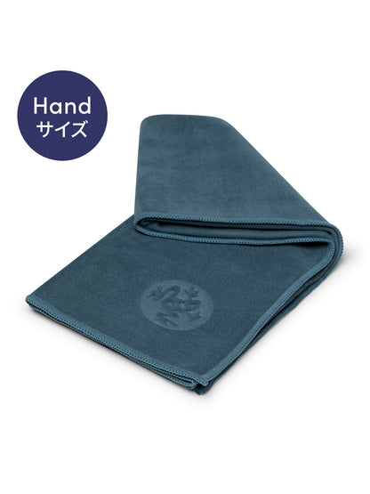 eQua ヨガマットタオル ハンドサイズ(S) / ヨガタオル ヨガラグ / 23FW -Manduka マンドゥカ ヨガマット ヨガグッズ ヨガウェア ヨガ 