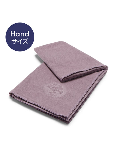 [Manduka]eQua イークア ヨガマットタオル ハンドサイズ(S) / ヨガタオル ヨガラグ マンドゥカ  25FW 2509