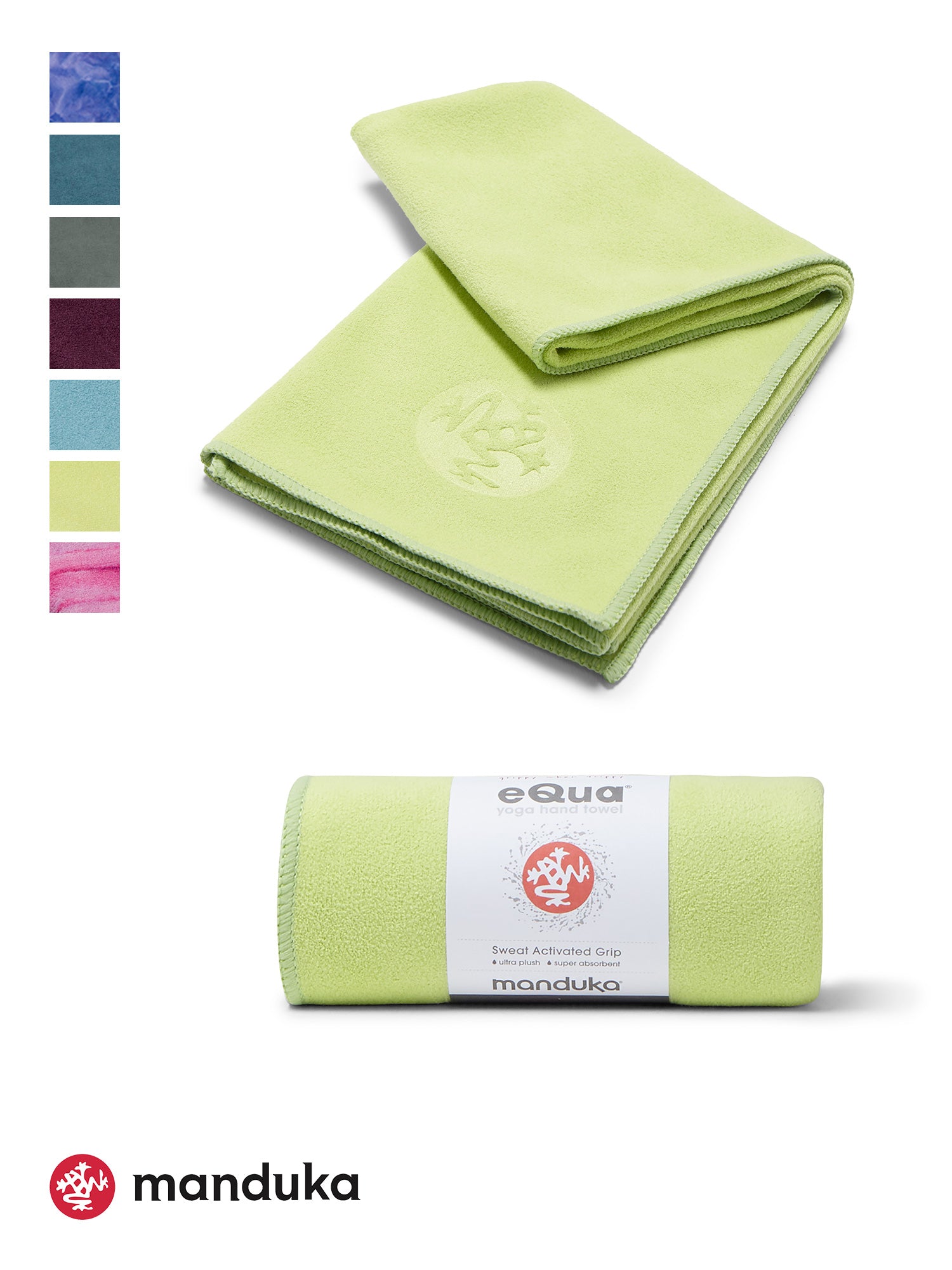 [Manduka]eQua イークア ヨガマットタオル ハンドサイズ(S) / ヨガタオル ヨガラグ マンドゥカ  25FW 2509