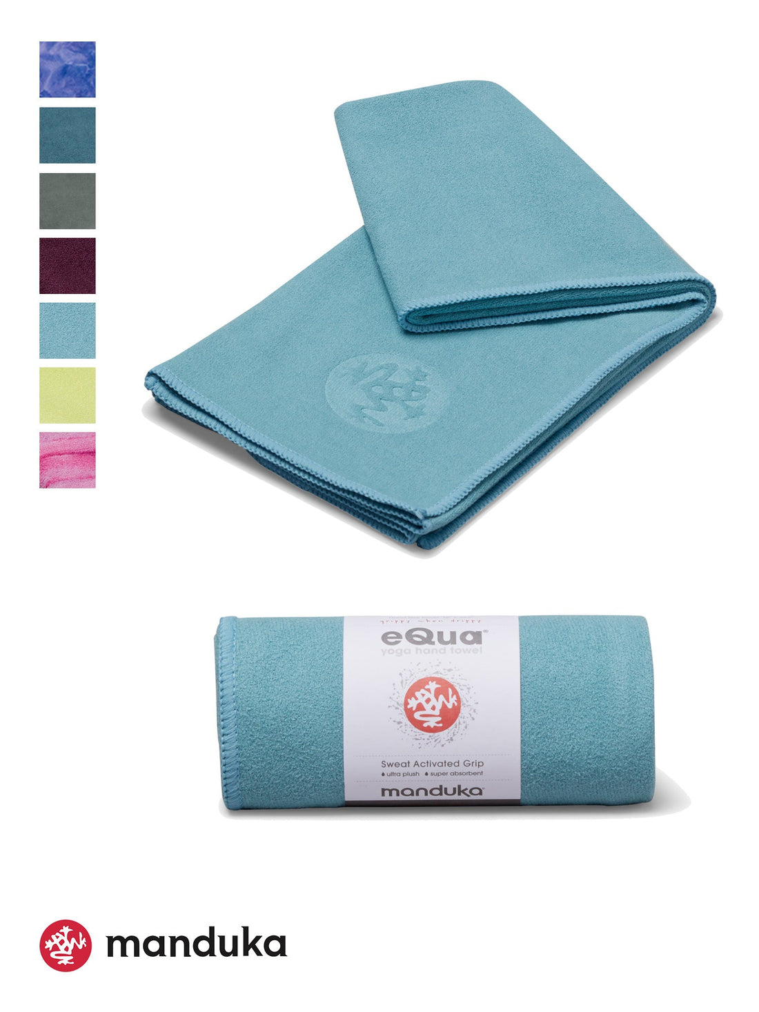 [Manduka] eQua Mat Towel Hand Size (S) Yoga Rug / EQUA YOGA HAND TOWEL Manduka Yoga Goods Non-Slip Small Size 21SS [A] 60_1