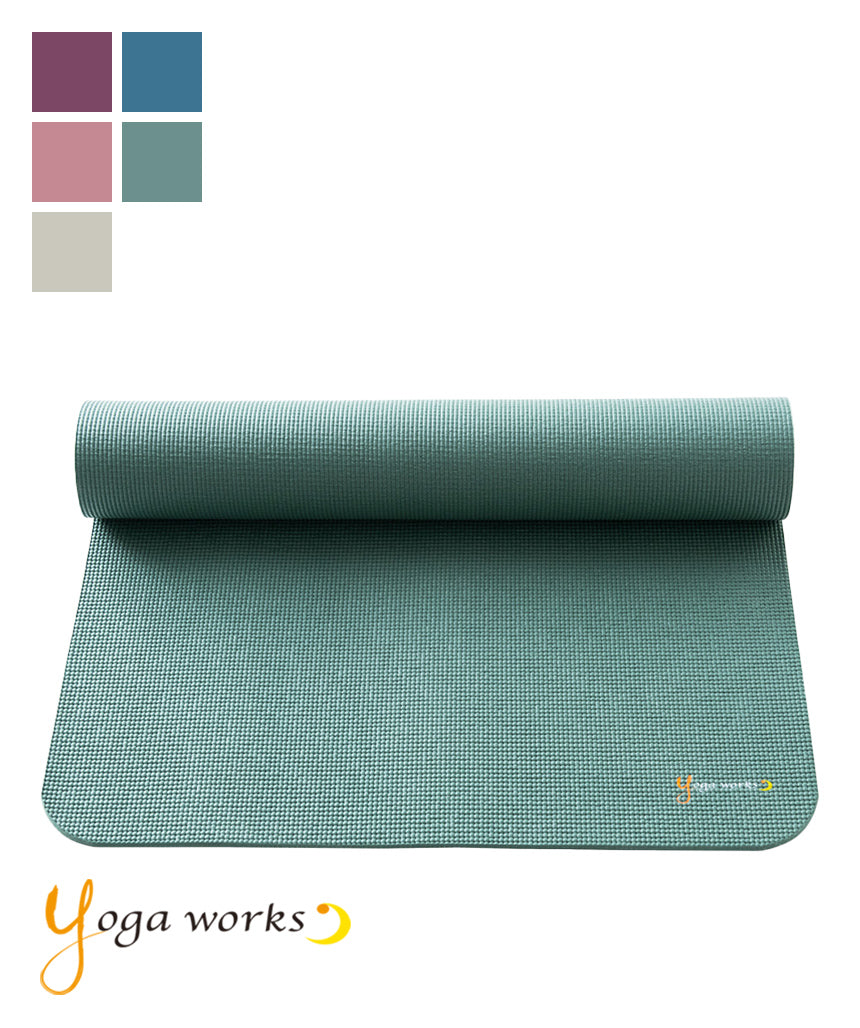 [Yogaworks] ヨガマット(6mm) / ヨガワークス ユニセックス ヨガマット 軽量 ビギナー 初心者 ピラティス 持ち運び 持ちはこび トラベル トラベルマット YW-A202