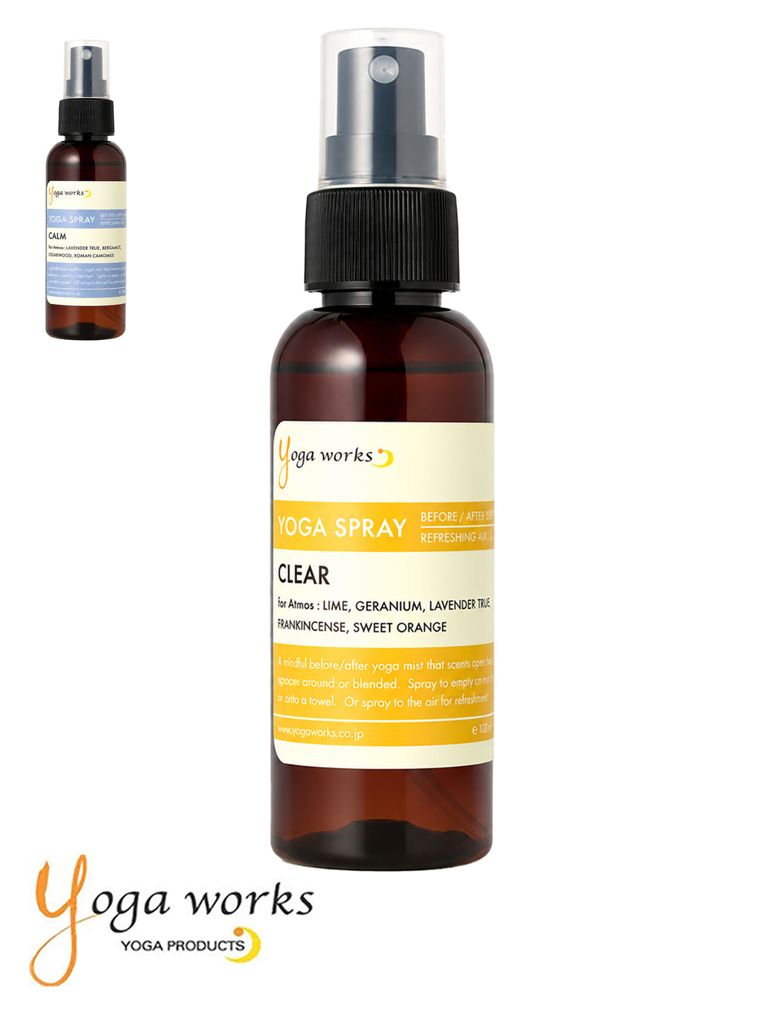 [Yogaworks] Yoga Spray Yoga Mat Care Products / Clear Yoga Works YOGASPRAY Mat Cleaner YW-G601/YW-G602 CORE 60_1 QQ