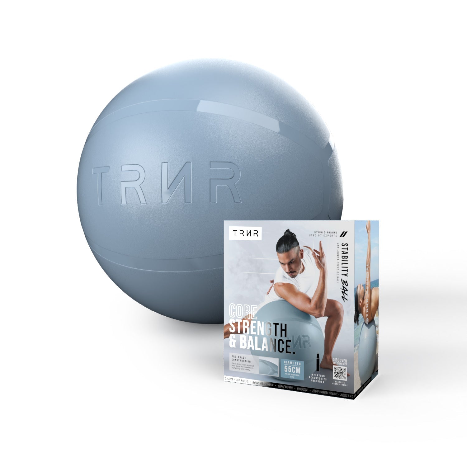 [TRNR]スタビリティボール｜STABILITY BALL 55cm トレイナー-Puravida! プラヴィダ　ヨガ ピラティス フィットネスショップ