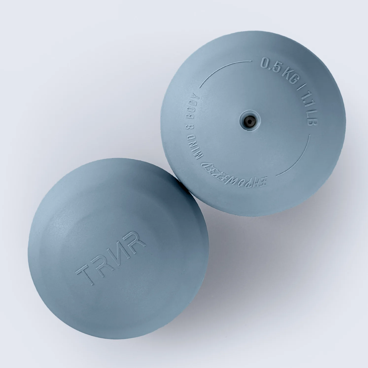 [TRNR] トーニングボール(500 g x 2) ブルー | Toning Balls-Puravida! プラヴィダ　ヨガ ピラティス フィットネスショップ