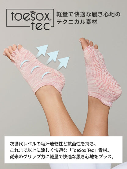 [ToeSox] Mia Tec ミア テック（Full Toe／つま先あり） テック グリップ ソックス／ ヨガ ピラティス 滑り止め付 靴下 26FW_D2