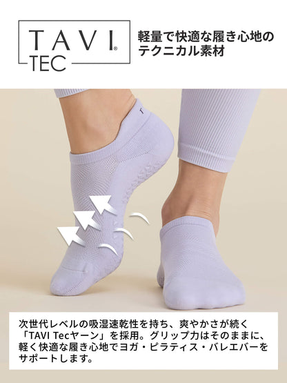 [TAVI] Kai カイ Tec グリップ ソックス ／ ヨガ ピラティス 滑り止め付 靴下 TOESOX 25FW_D1