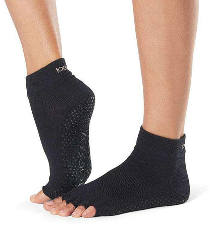 [ToeSox] Ankle アンクル（Half-Toe／つま先なし） グリップ ソックス ／ ヨガ ピラティス 滑り止め付 靴下