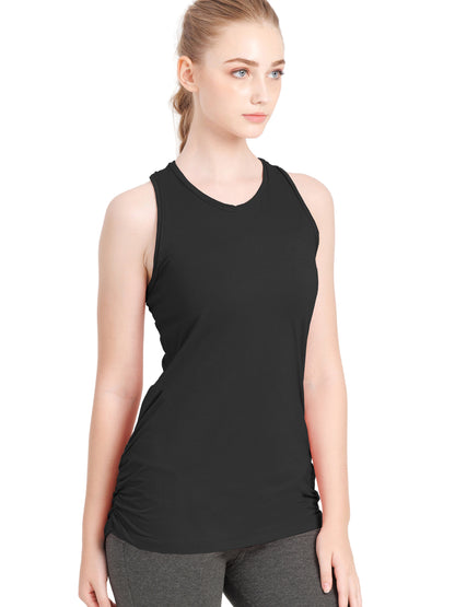 [Loopa] ルーパ Yバックタンクトップ 無地 Y-back Yoga tank top Plain / ヨガウェア ヨガトップス 22SS [A] 10_2-Puravida! プラヴィダ　ヨガ ピラティス フィットネスショップ