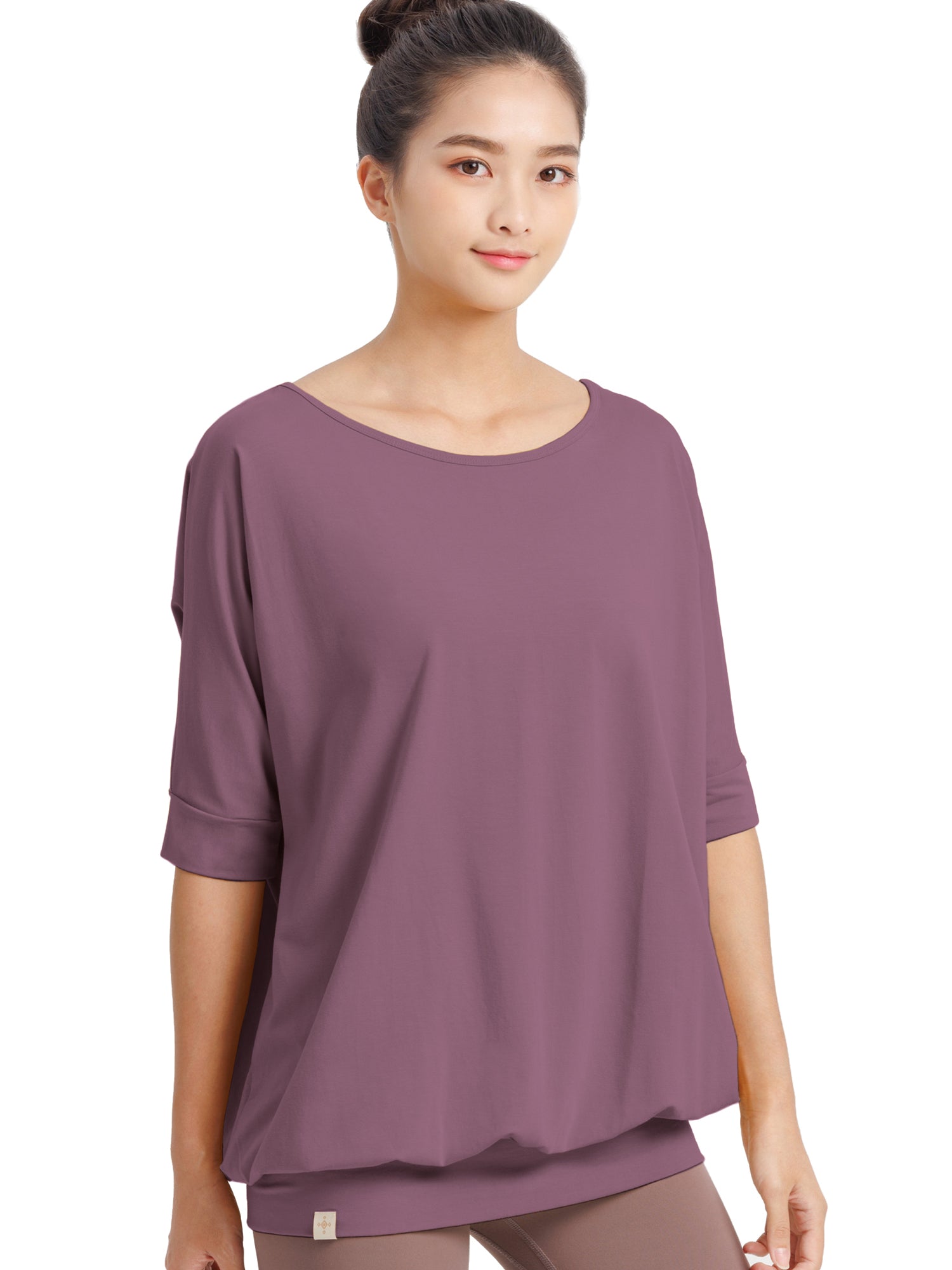 [Loopa] ルーパ 2.0 ドルマン スリーブ トップ Yogawear Dolman Sleeve Top Tシャツ ヨガトップス / ヨガウェア ブラック 20_1-Puravida! プラヴィダ　ヨガ ピラティス フィットネスショップ