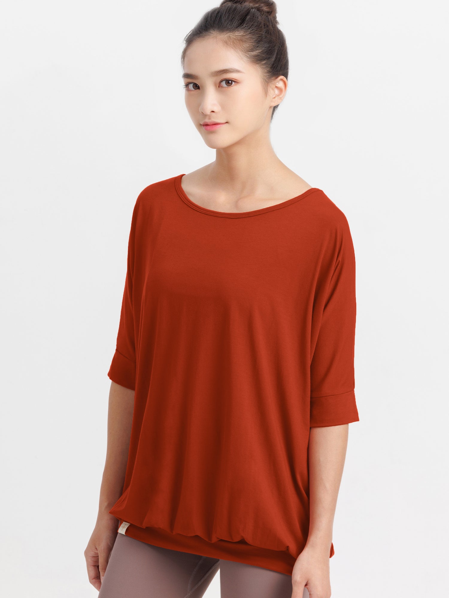 [Loopa] ルーパ 2.0 ドルマン スリーブ トップ Yogawear Dolman Sleeve Top Tシャツ ヨガトップス / ヨガウェア ブラック 20_1-Puravida! プラヴィダ　ヨガ ピラティス フィットネスショップ