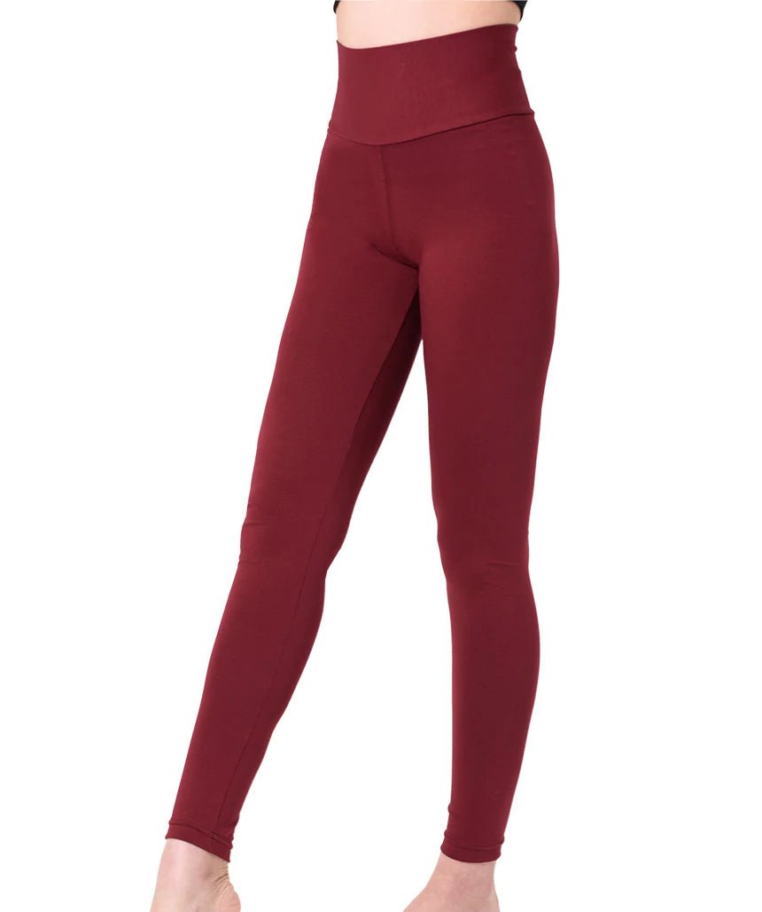 新色[Loopa] ルーパ ストレッチコットンヨガレギンス Strech Cotton Yoga Leggings / ヨガパンツ ボトムス ヨガウェア [A] 20_1-Puravida! プラヴィダ　ヨガ ピラティス フィットネスショップ