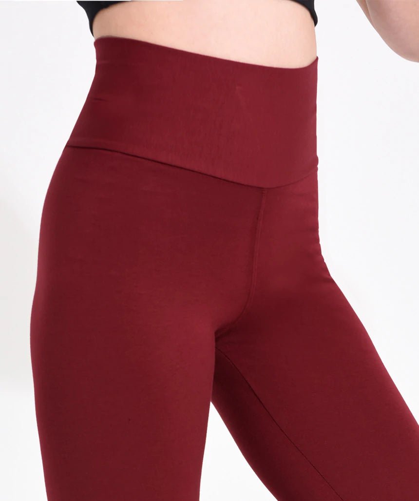 新色[Loopa] ルーパ ストレッチコットンヨガレギンス Strech Cotton Yoga Leggings / ヨガパンツ ボトムス ヨガウェア [A] 20_1-Puravida! プラヴィダ　ヨガ ピラティス フィットネスショップ