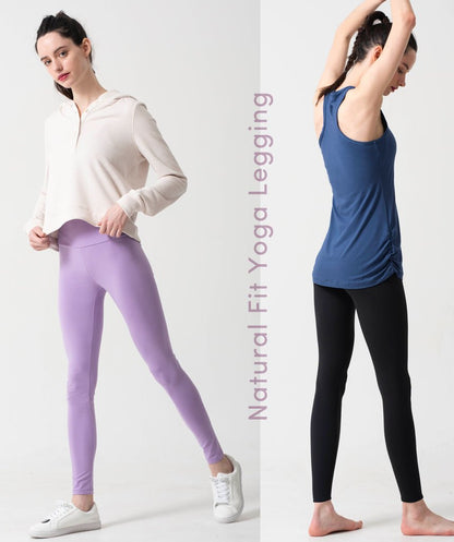 新色[Loopa] ルーパ ストレッチコットンヨガレギンス Strech Cotton Yoga Leggings / ヨガパンツ ボトムス ヨガウェア [A] 20_1-Puravida! プラヴィダ　ヨガ ピラティス フィットネスショップ