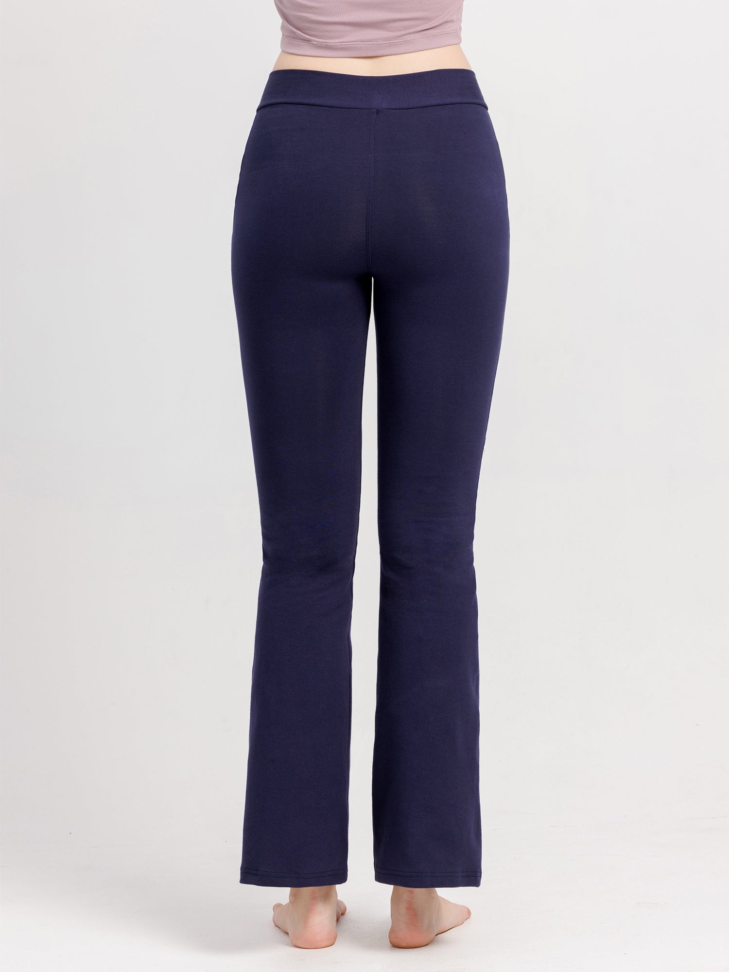 [Loopa] ルーパ コットンストレッチパンツ（Vフロント） Cotton stretch Yoga Pants V-front ヨガパンツ / ヨガウェア ボトムス [A] 20_1-Puravida! プラヴィダ　ヨガ ピラティス フィットネスショップ