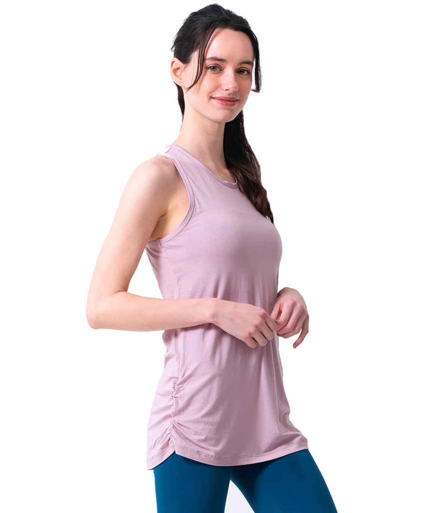 [Loopa] ルーパ Yバックタンクトップ 無地 Y-back Yoga tank top Plain / ヨガウェア ヨガトップス 22SS [A] 10_2-Puravida! プラヴィダ　ヨガ ピラティス フィットネスショップ