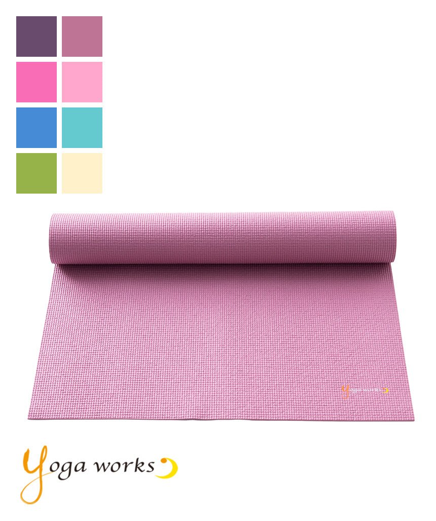 [Yogaworks] ヨガマット(3.5mm) / ヨガワークス YOGA MAT STANDARD 3.5mm 軽量 PVC 持ち運び 持ちはこび トラベル トラベルマット-Puravida! プラヴィダ　ヨガ ピラティス フィットネスショップ